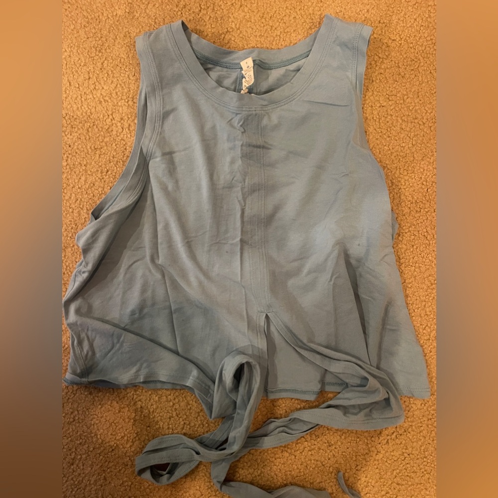 Lululemon shorter length wrap tie tank